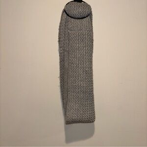 Calvin Klein Women's Gray Infinity Cable Knit Scarf
